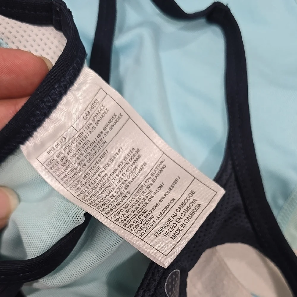 Nike Light Blue Workout Tank Woman's Size XL - Picture 8 of 9